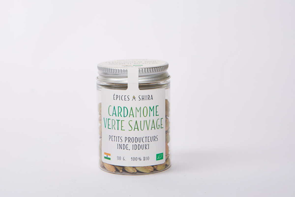 Cardamome verte du Kerala – bio et sauvage