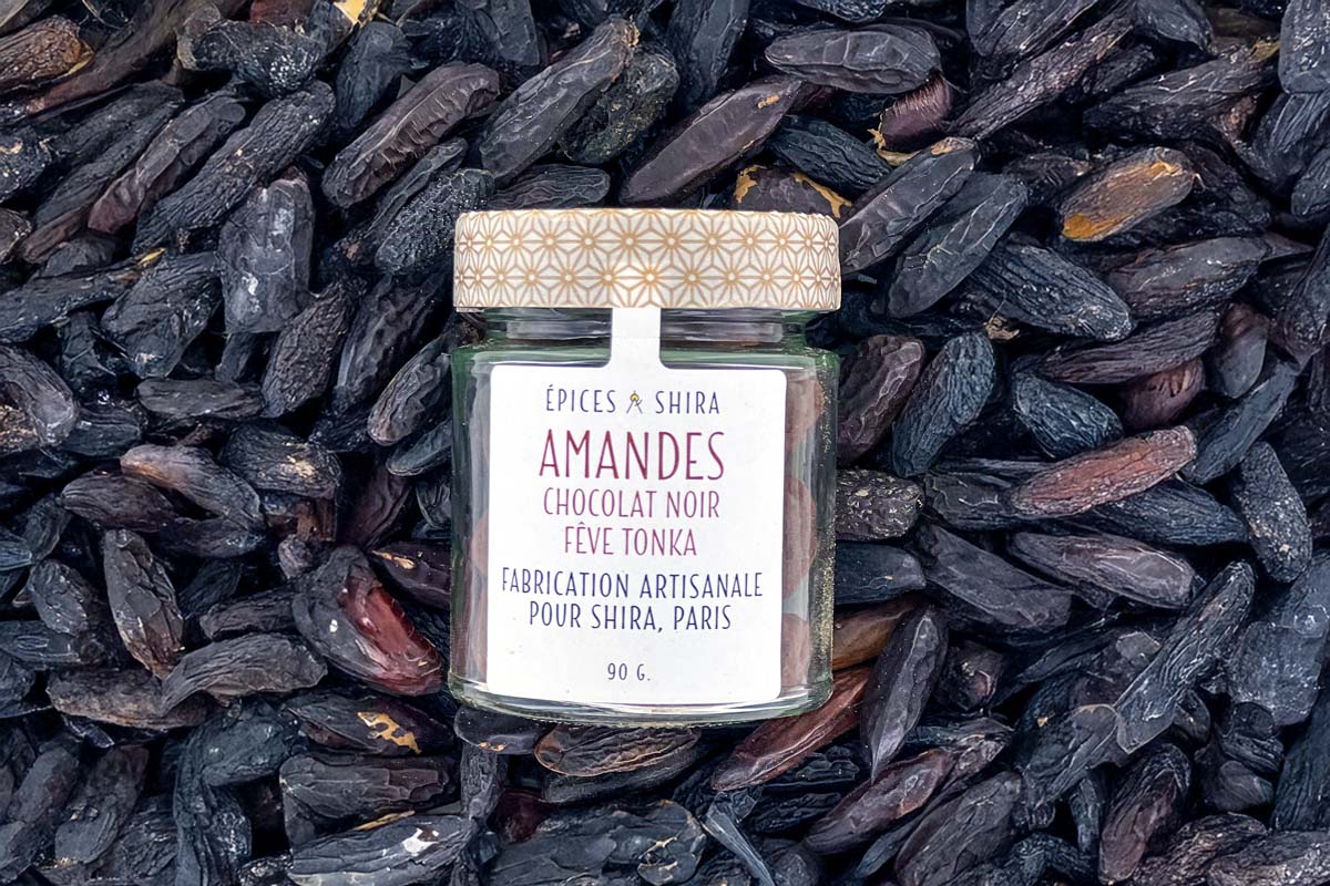 Amandes enrobées - chocolat et tonka