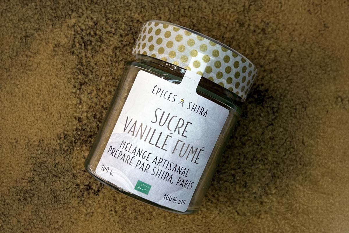 Sucre vanillé fumé - bio