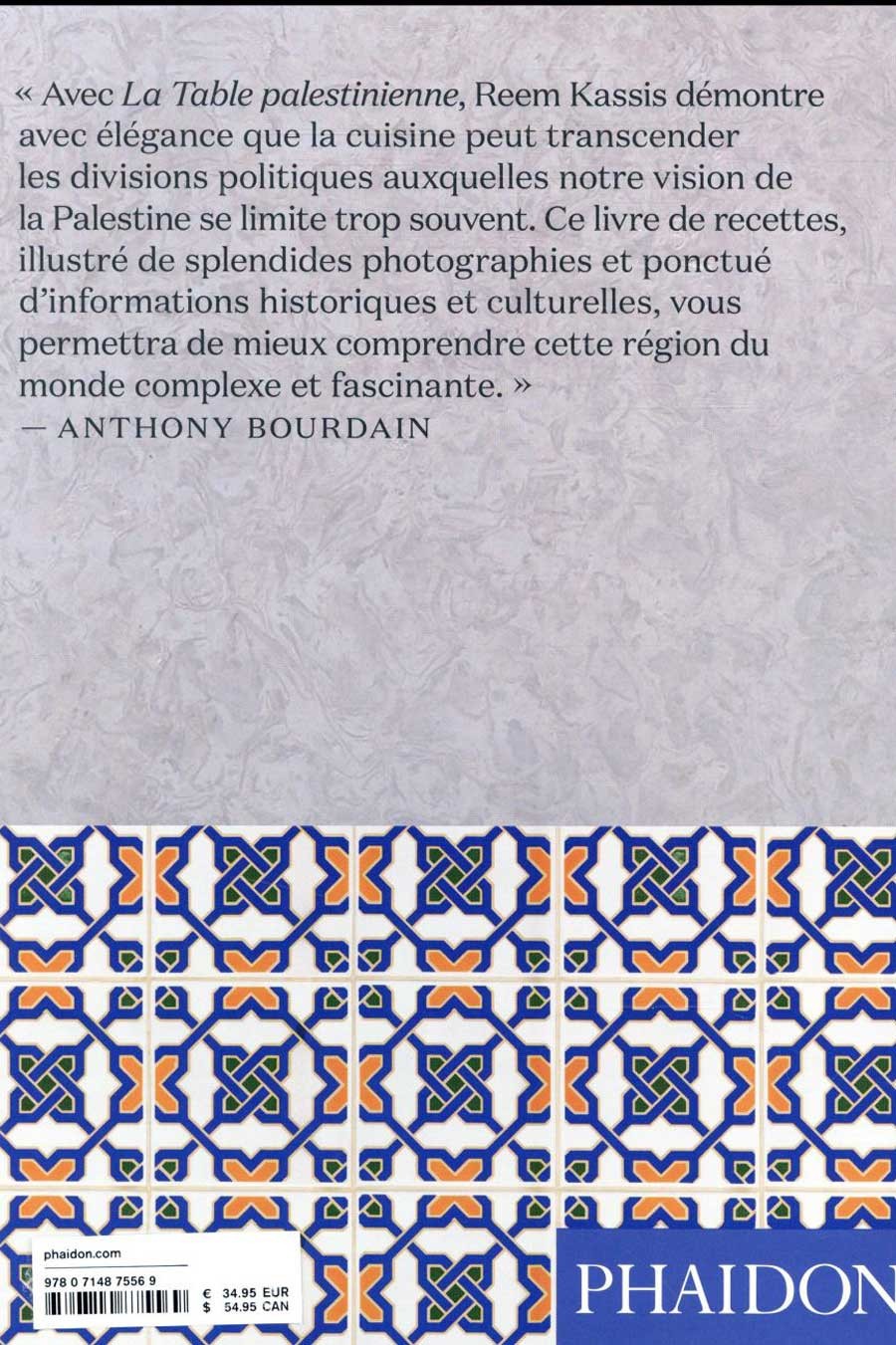 La table palestinienne - Reem Kassis