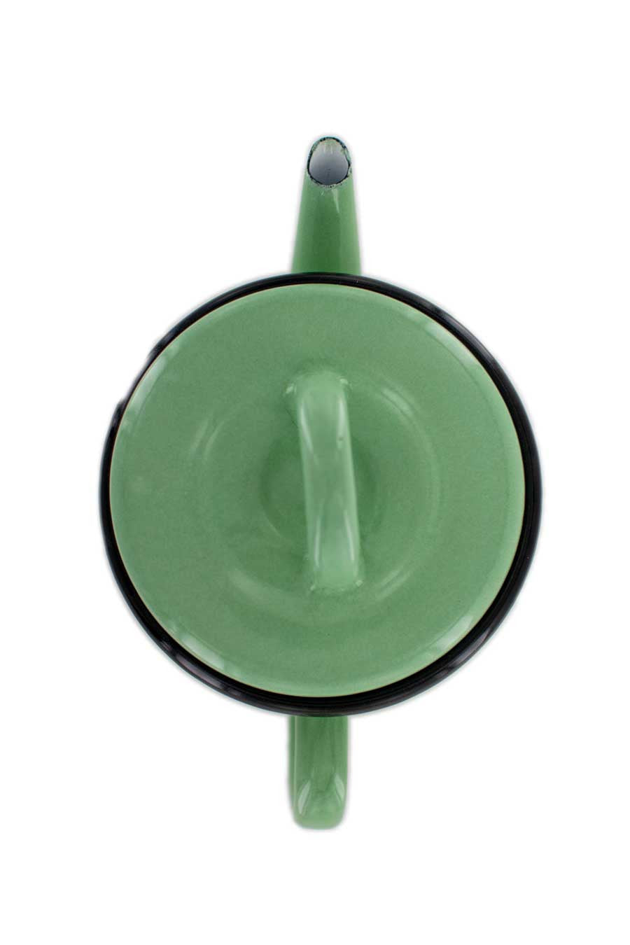 Petite théière en acier émaillé
