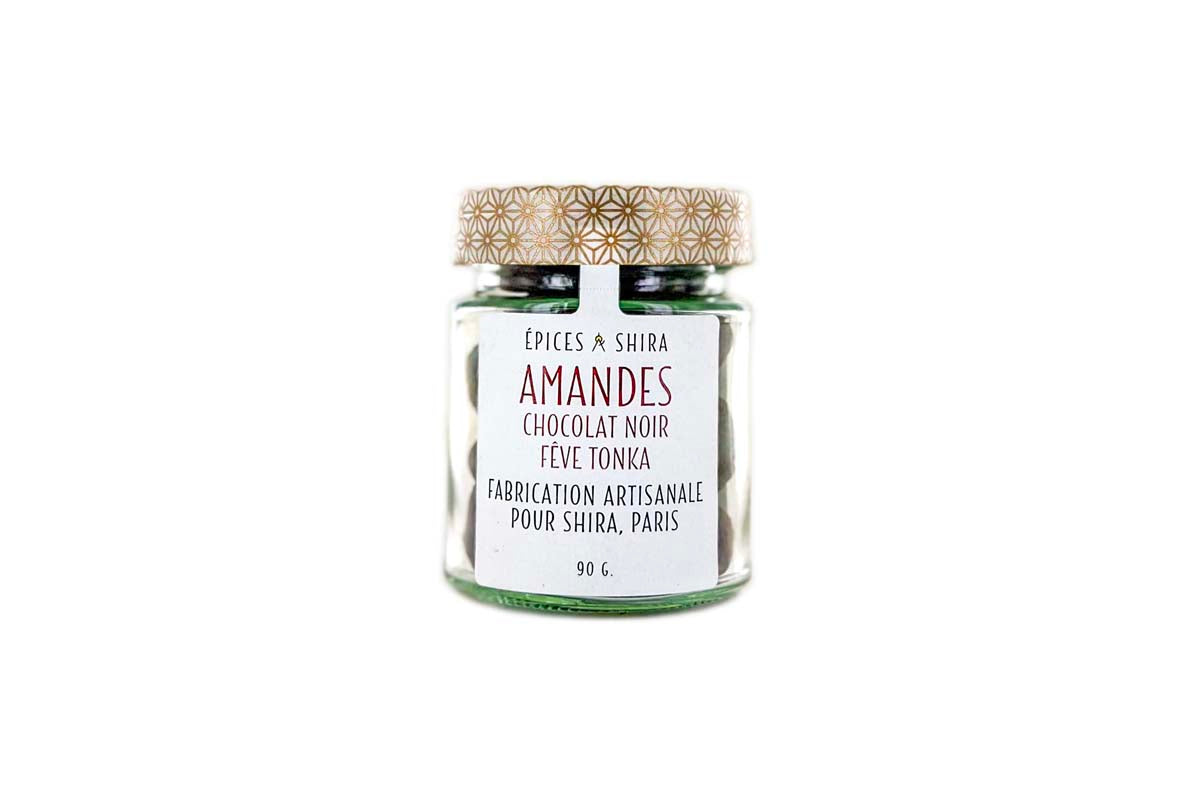 Amandes enrobées - chocolat et tonka