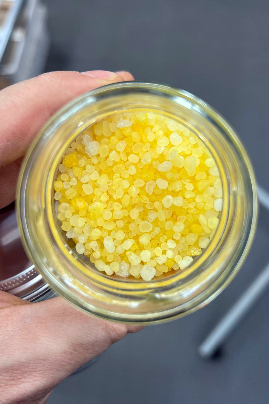 Perles de sel au safran