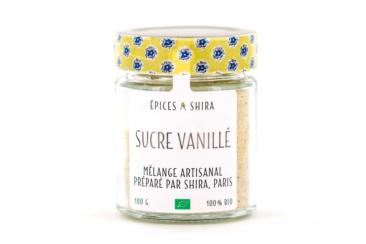 Sucre vanillé en poudre bio - Cook - Herbier de France